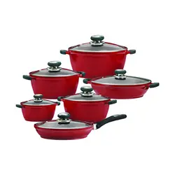 سرویس قابلمه گرانیت 12 پارچه زرساب مدل گریپ