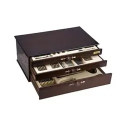 سرویس قاشق و چنگال 116 پارچه ناب استیل مدل ونیز