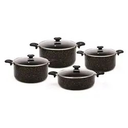 سرویس قابلمه و تابه 8 پارچه زرساب مدل ویولت