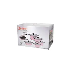 سرویس قابلمه و تابه دسینی 12 پارچه مدل رجینا