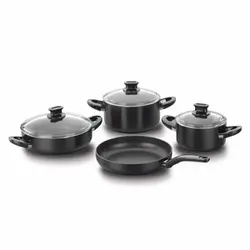 سرویس قابلمه 7 پارچه گرانیت کرکماز مدل لینا مشکی