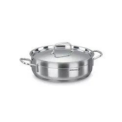 نیم قابلمه استیل کرکماز سایز 28 مدل آلفا