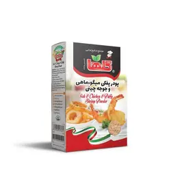 پودر پفکی جوجه چینی و میگو جعبه ای 200 گرمی گلها