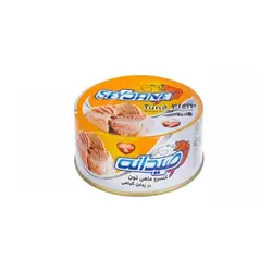 تن ماهی 170 گرمی با روغن گیاهی صیدانه