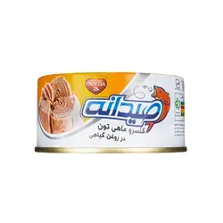 تن ماهی 170 گرمی با روغن گیاهی صیدانه