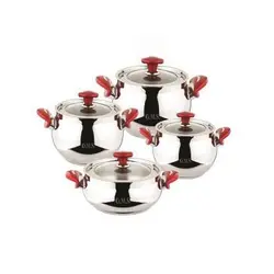 سرویس قابلمه 8 پارچه (درب نیم پیرکس) O.M.S