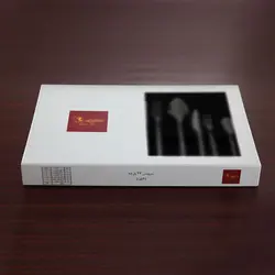 سرویس 36 پارچه قاشق و چنگال فرمال چینی زرین