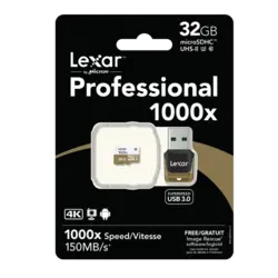 Lexar® Professional 1000x UHS-II 32GB