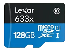 Lexar® High-Performance 633x UHS-I 128GB