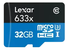 Lexar® High-Performance 633x UHS-I 32GB