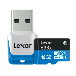 Lexar® High-Performance 633x UHS-I 16GB