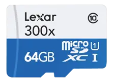 Lexar® High-Performance 300x UHS-I 64GB