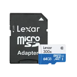 Lexar® High-Performance 300x UHS-I 64GB