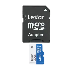 Lexar® High-Performance 300x UHS-I 64GB