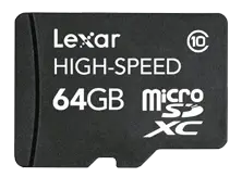 Lexar® microSDHC™/microSDXC 64GB
