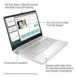 لپ تاپ اچ پی EF2127WM-C مدل R5-8GB-256SSD-2GB(VEGA7)