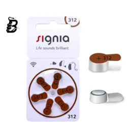 باتری سمعک زیمنس شماره 312