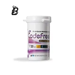 نوار تست قند خون اس دی بایوسنسور مدل کد فری codefree