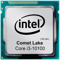 پردازنده مرکزی اینتل سری Coffee Lake مدل Core i3-10100 - رایانه آبی