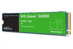 وسترن دیجیتال Green SN350 NVMe M.2 ظرفیت 480 گیگابایت - رایانه آبی