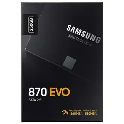 اس اس دی اینترنال سامسونگ مدل EVO 870 ظرفیت 250 گیگابایت - رایانه آبی