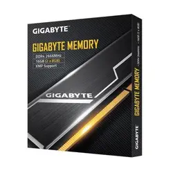 رم دسکتاپی گیگابایت DDR4 دو کاناله 2666 مگاهرتز CL16 ظرفیت 16 گیگابایت
