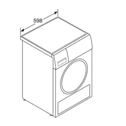 ماشین لباسشویی بوش مدل WAT2848XGC