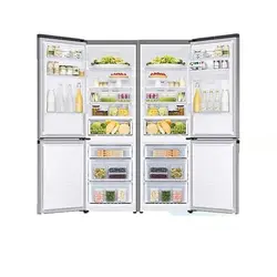 یخچال ساید بای ساید 40 فوت سامسونگ ( نقره ایی ) لهستان مدل Rb34 – فروشگاه برندزون