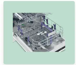 ماشین ظرفشویی کندی ( سفید ) 15 نفره مدل CDPN 2D522PW/E