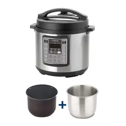 زودپز برقی دیجیتالی 6 لیتر دو دیگ ARSHIA EP118-2597-برندزون