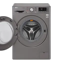 ماشین لباسشویی LG مدل j6 نقره ای ظرفیت 9KG-برندزون