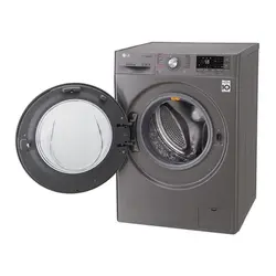 ماشین لباسشویی LG مدل j6 نقره ای ظرفیت 9KG-برندزون