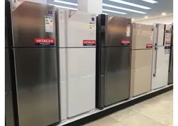 یخچال فریزر بالا پایین 28 فوت ( بژ ) هیتاچی مدل R-v765 - beg