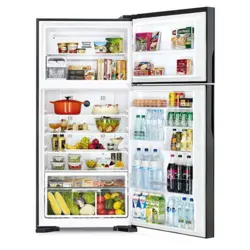 یخچال فریزر بالا پایین 28 فوت ( بژ ) هیتاچی مدل R-v765 - beg