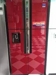 یخچال و فریزر 4 درب ( قرمز شیشه ای) هیتاچی مدل R-w760- grd