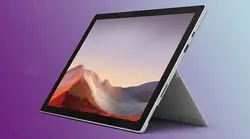 تبلت مایکروسافت مدل Surface Pro 7 - C به همراه کیبورد Black Type Cover