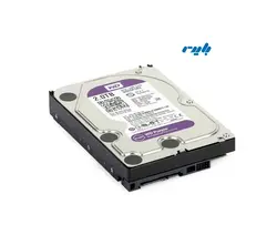 هارد دیسک اینترنال وسترن دیجیتال مدل ظرفیت 2 ترابایت Purple WD20PURZ - کامپیوتر بایت