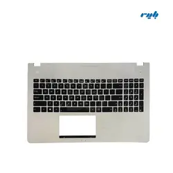قاب دور کیبورد لپ تاپ ایسوس asus n56 نقره ای - کامپیوتر بایت
