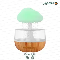 دستگاه بخور سرد بارون مدل Raining Cloud 7 Colors Night Light Aroma Essential Oil Cloud Rain Humidifier