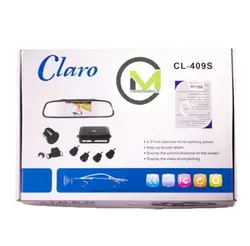پک آینه مانیتور با دوربین و سنسور دنده عقب برند CLARO مدل ۴۰۹s