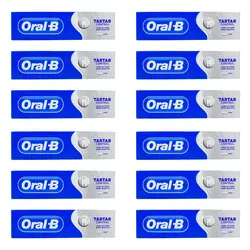 خمیردندان اورال بی مدل Tartar حجم 75 میلی لیتر بسته 12 عددی