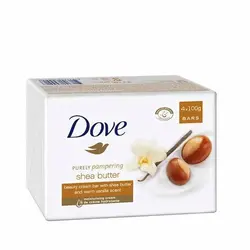 صابون داو DOVE عصاره فندق و وانیل بسته 4 عددی
