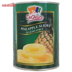کمپوت آناناس تکه تکه شده دی چویز (De Choice) وزن 565 گرم