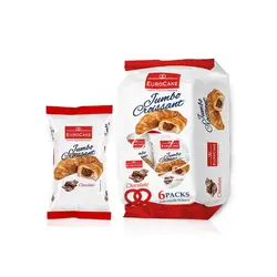 کیک شکلاتی یورو کروسان بسته 6 عددی