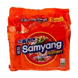 نودل کره ای سامیانگ بسته 5 عددی