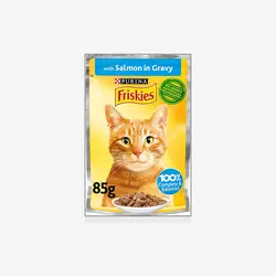 پوچ گربه با طعم ماهی سالمون فریسکیز 85 گرمی