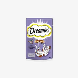 تشویقی مغزدار گربه Dreamies با طعم اردک 60 گرمی