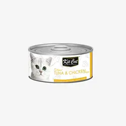 کنسرو غذای گربه کیت کت با طعم مرغ و تن KitCat Chicken &amp; Tuna