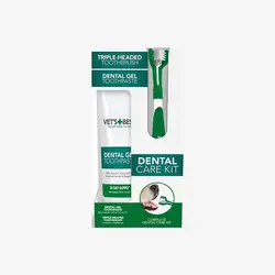 ست مسواک و خمیر دندان ژله ای vet's best dental gel