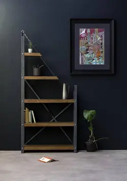 دیوایدر دکوراتیو چوب و فلز کد 8626 - فروشگاه اینترنتی صنایع چوبی چیرشاپ | فروشگاه میز و صندلی چیرشاپ